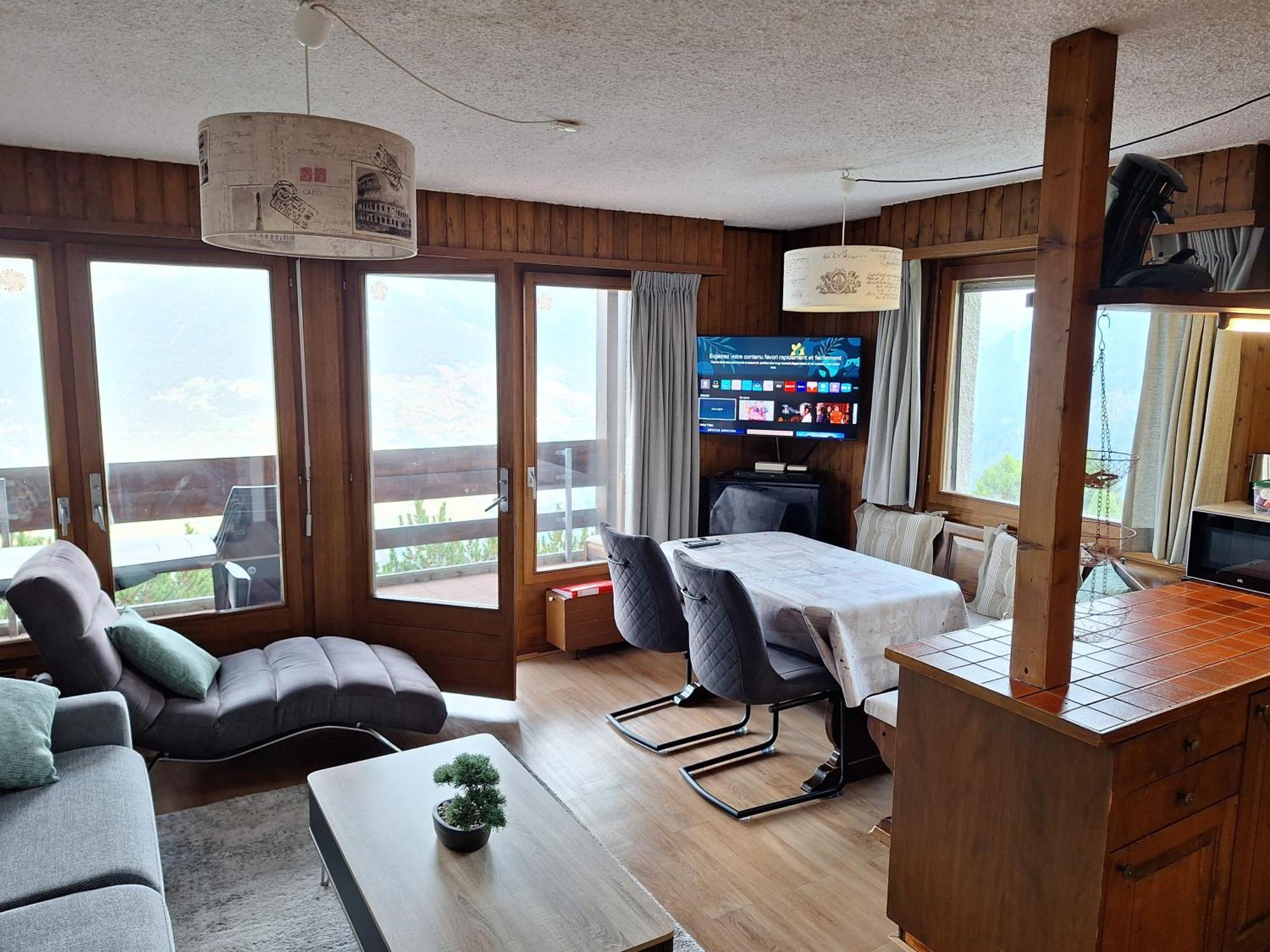 Les Collons1800- Bel Appart 2Pieces-4 Pers-Piscine-Sauna-Parking Int-Wifi Gratuit Vex Exterior foto